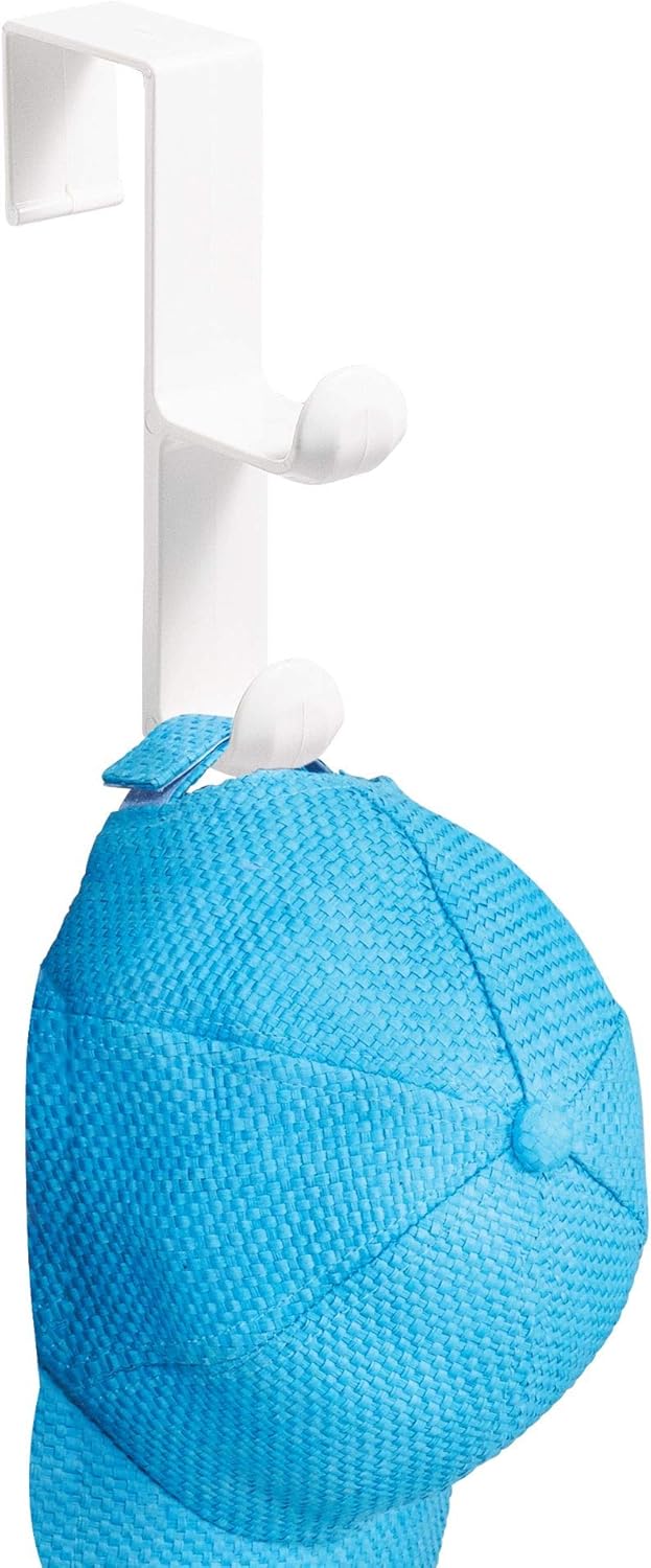 Set of 3 Over-the-Door Double Hooks – No-Drill Multi-Purpose Hangers for Clothes, Bags, Towels