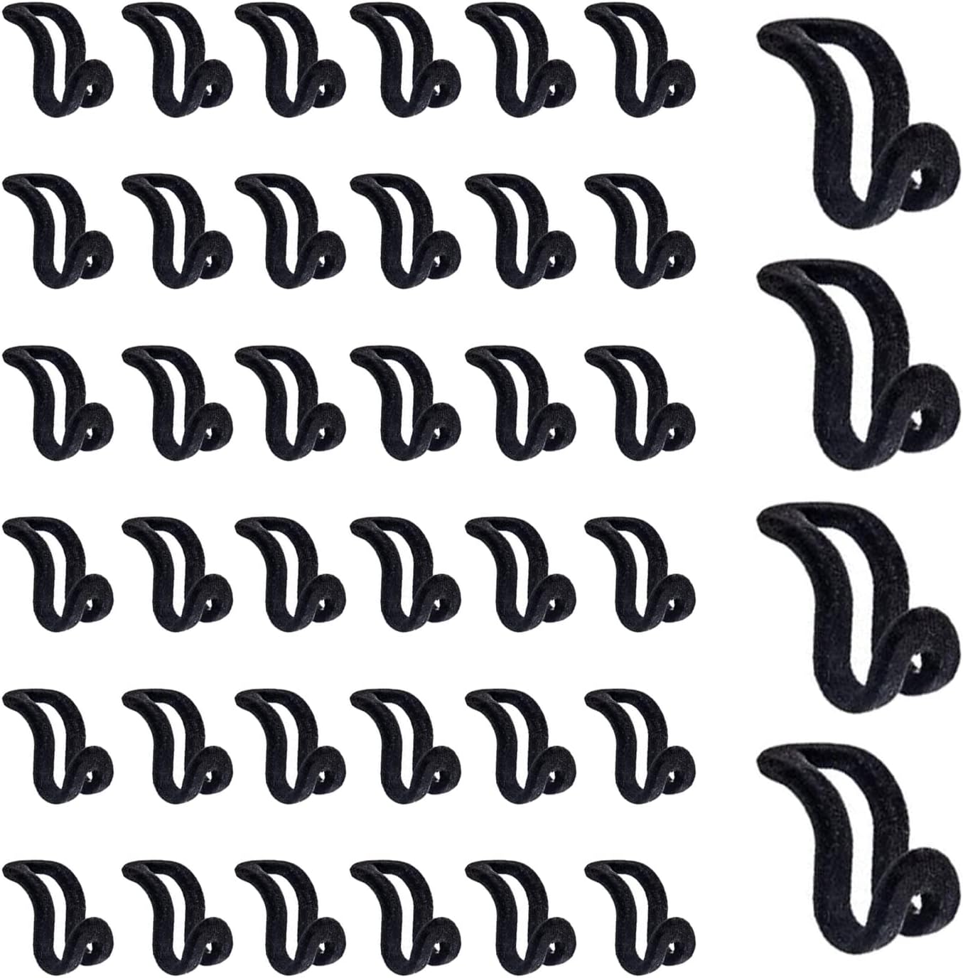 Closet Hanger Connector Hook – 1×1.8 Inch Non-Slip Space Saving Hook for Wardrobe Organization