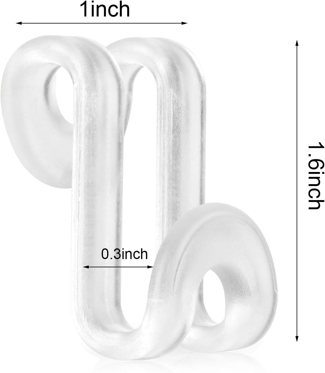 60 Pcs Clothes Hanger Connector Hooks – Space Saving Wardrobe Organizer Hanger Extenders