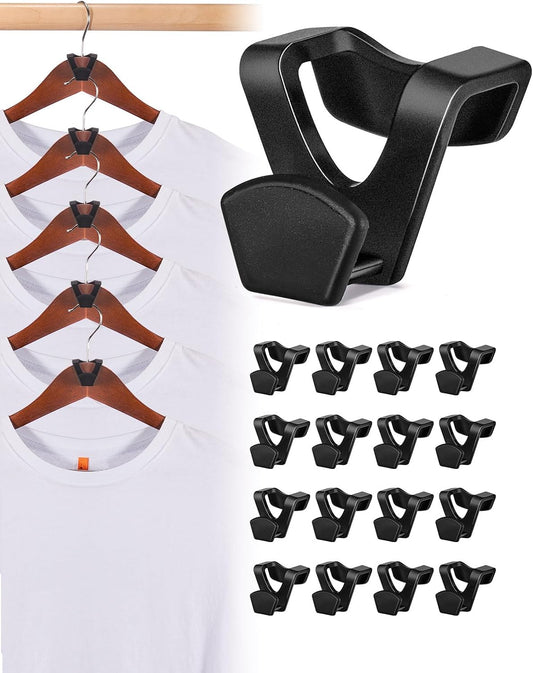 60 Pcs Clothes Hanger Connector Hooks – Space Saving Closet Extender Hanger Hooks for Wardrobe Organization