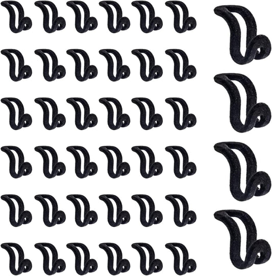 Closet Hanger Connector Hook – 1×1.8 Inch Non-Slip Space Saving Hook for Wardrobe Organization